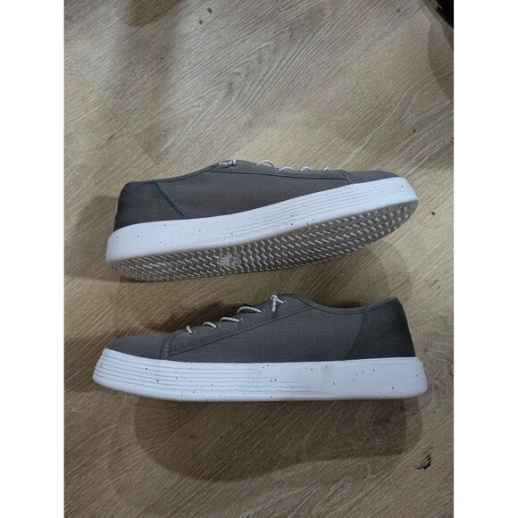 Men's Hey Dude Cody Sport Mesh Charcoal Gray Slip On Tennis Shoes Sneakers Sz 14 - Picture 12 of 16